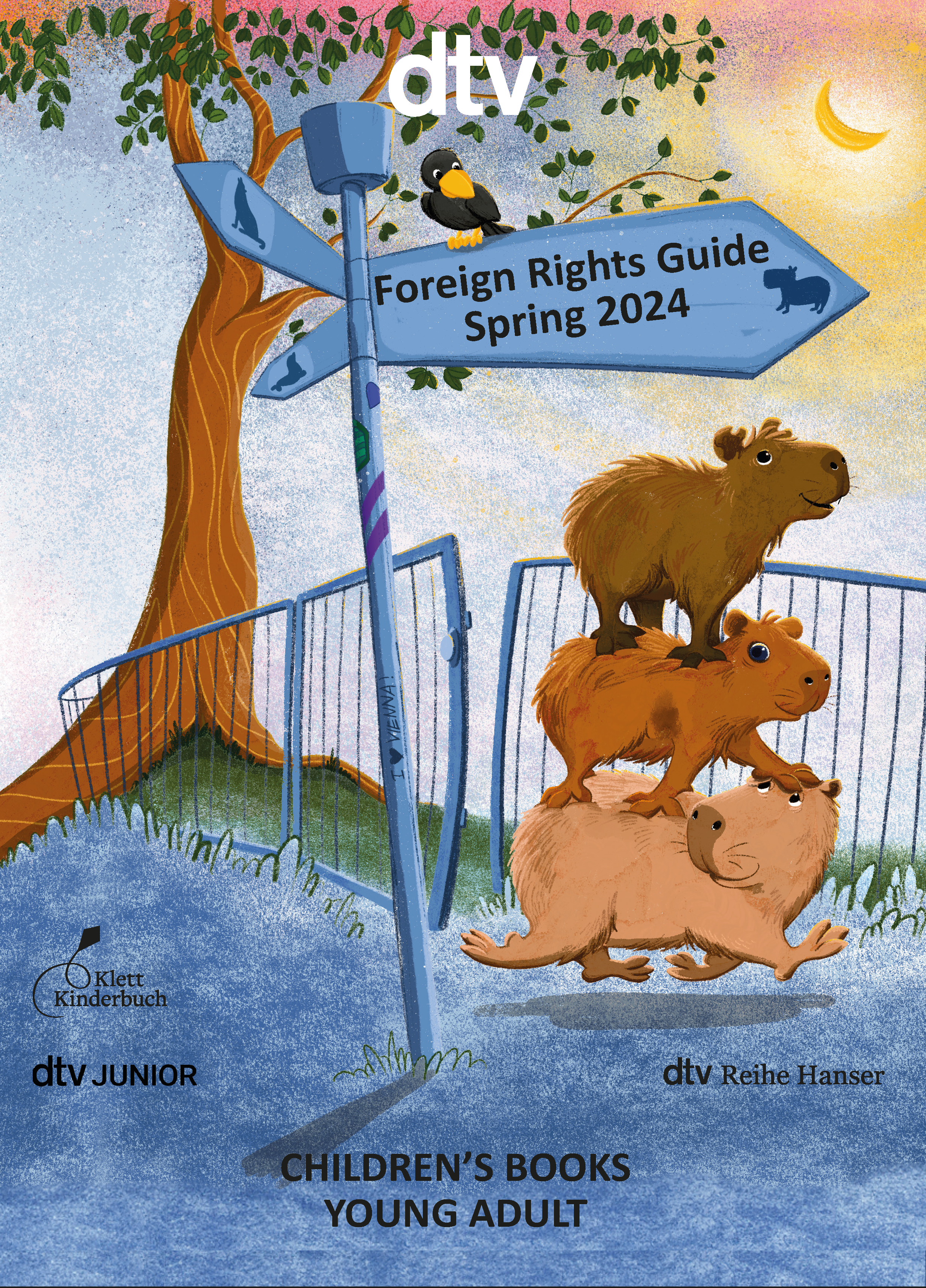 Cover für Foreign Rights Guide aus dem Children's Books Spring 2024